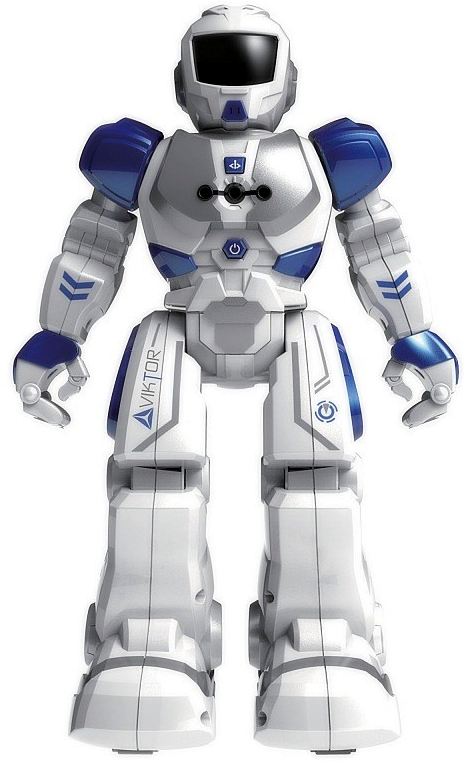 Tančící robot Viktor na dálkové ovládání modrý