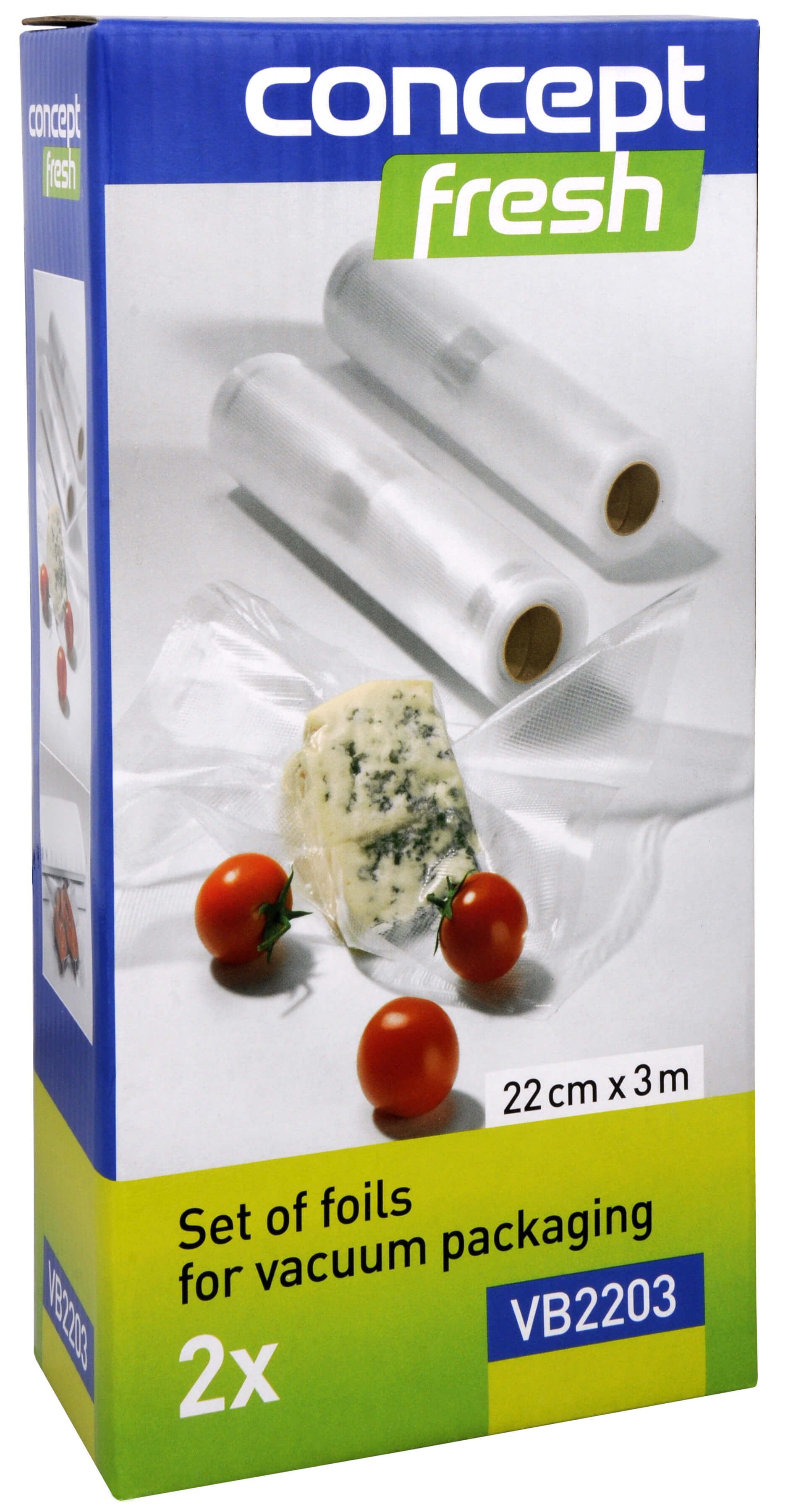 Concept Sada fólií pro vakuové balení 22 cm x 3 m VB-2203