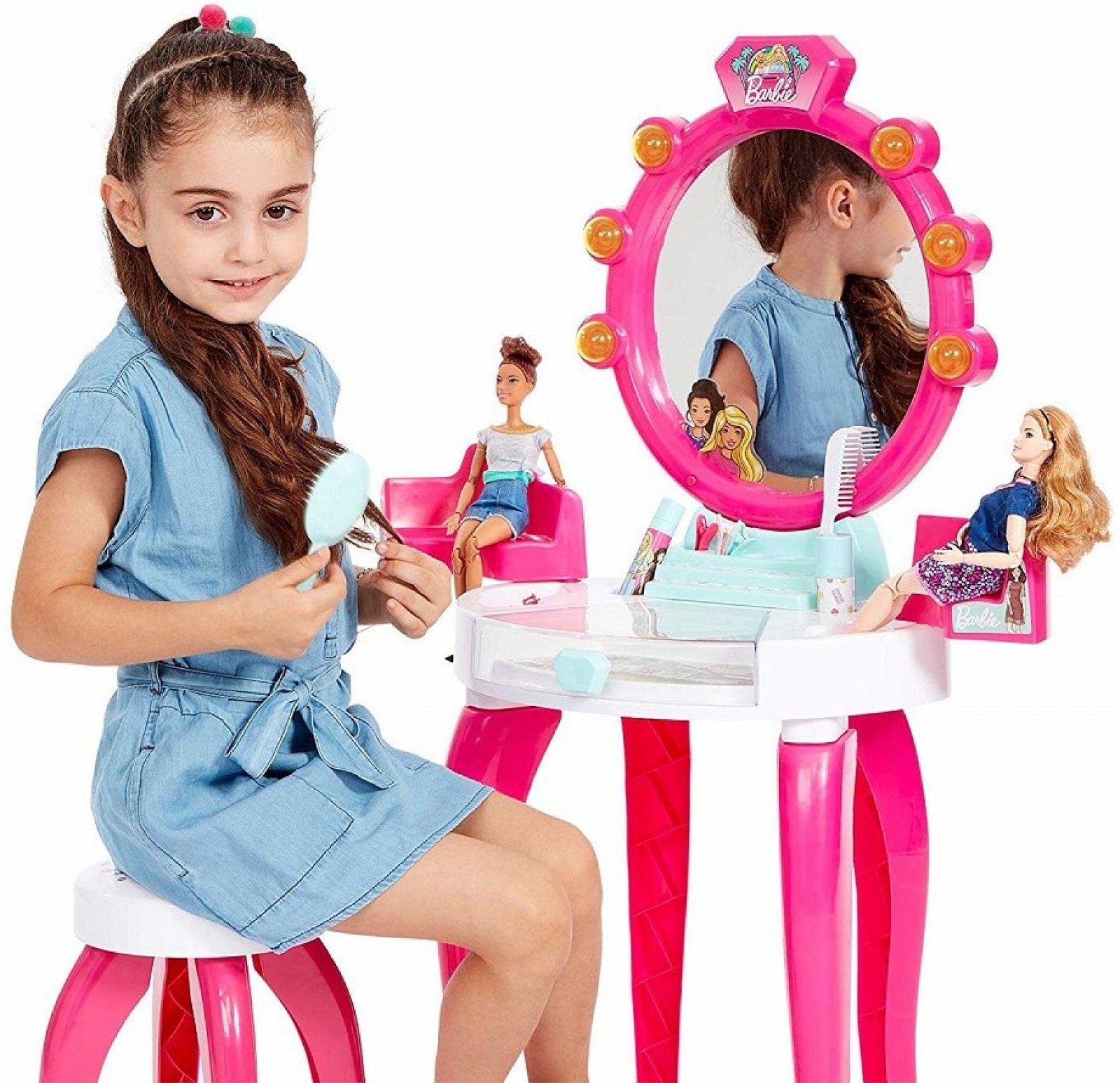 Barbie dětský kosmetický stůl se světelnými a zvukem