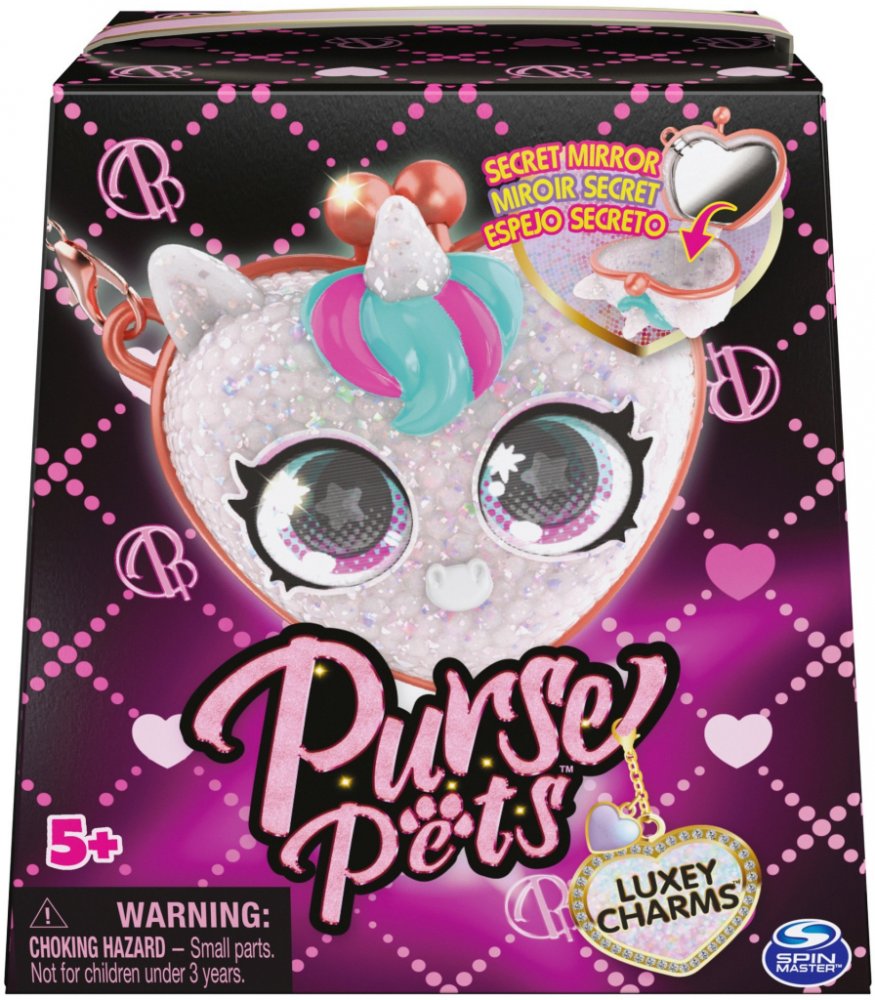 Spin Master Purse Pets kabelka Zvířátka Luxey Překvapení s přívěskem