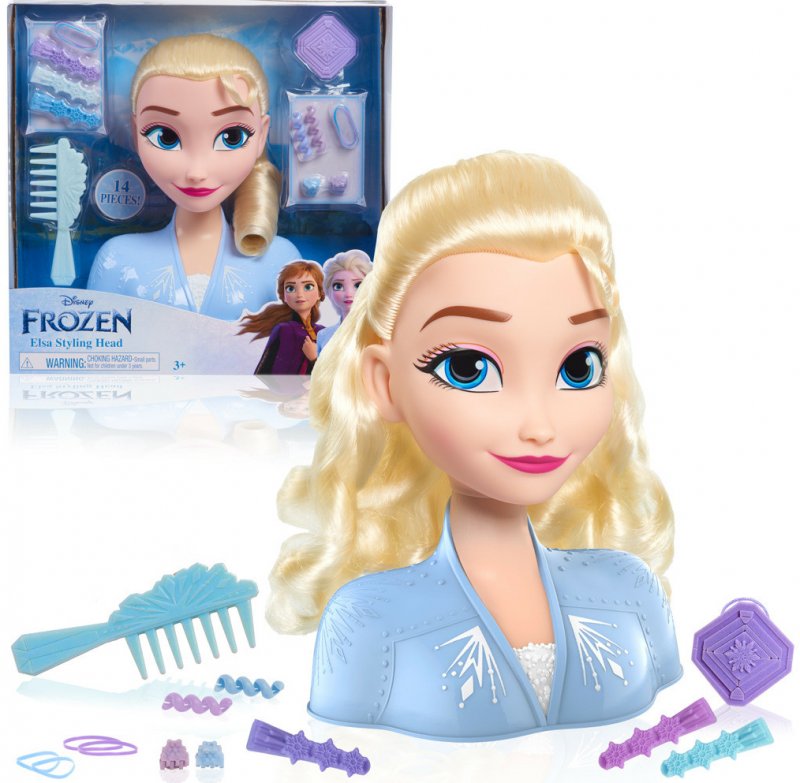Alltoys Just Play Ledové králoství česací hlava Elsa