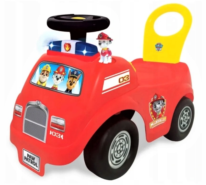 Odrážedlo Hasiči Paw Patrol Kiddieland se zvukem a světlem