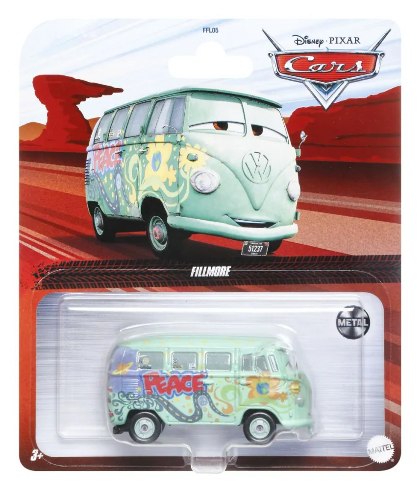 Dětské kovové modely autíček angličák Cars HFW62