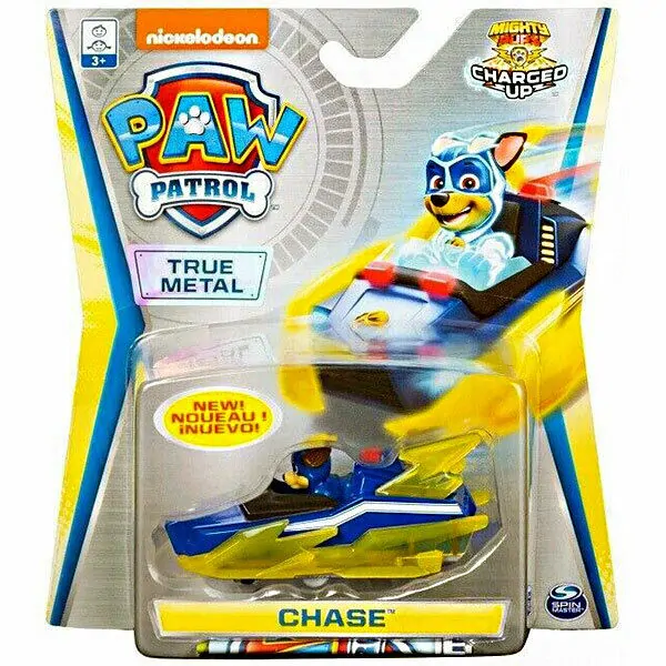 Paw Patrol kovová autíčka - Chase vznášedlo