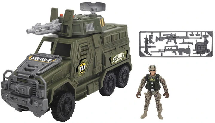 Soldier Force Tactical Command Truck Playset 35 cm, vojenské auto