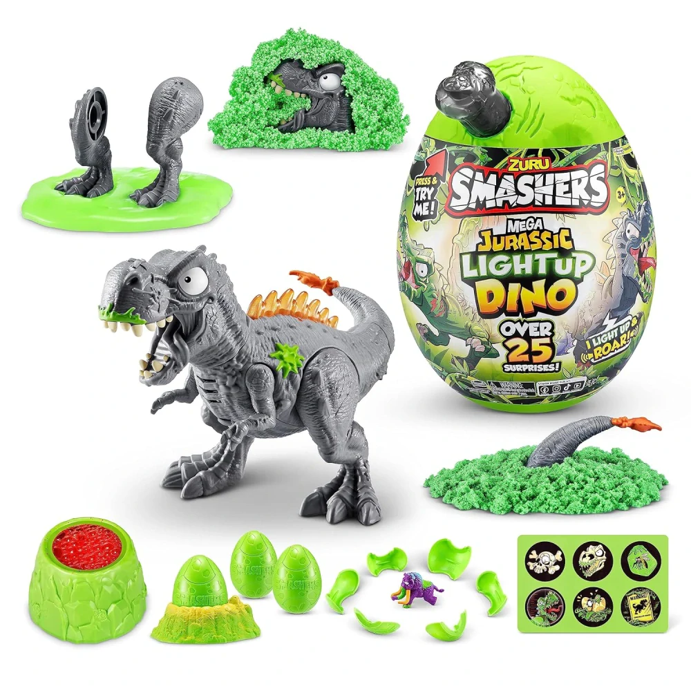 Smashers Mega Jurassic Light-Up Egg ZUR-74108