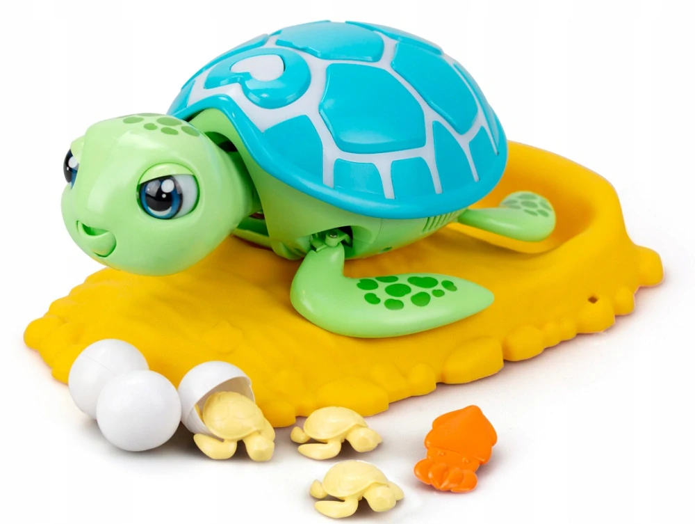Silverlit Rescue Turtle 34 x 34 cm Zachraň želvičky Snáší vajíčka - Modrá