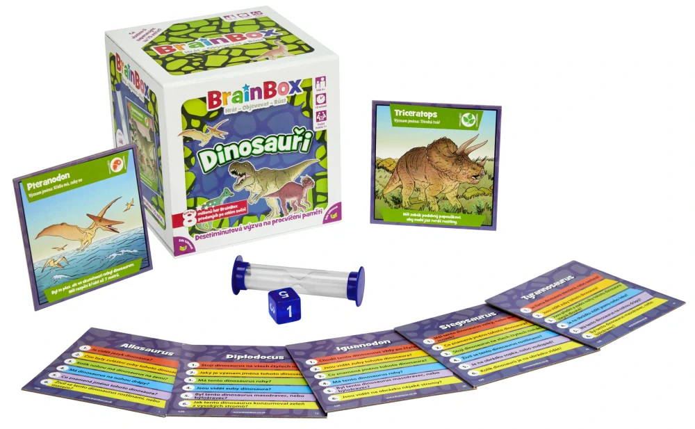 Desková hra BrainBox - Dinosauři Rebel