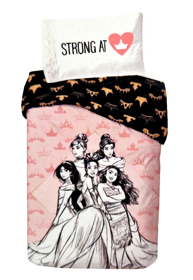 Povlečení Princezny 140 x 200 cm/70 x 90 cm