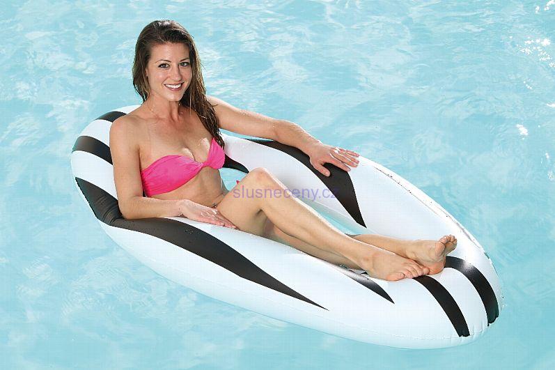 ROYALBEACH relax nafukovací lehátko ZEBRA