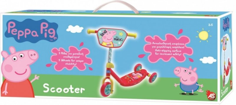 Koloběžka Prasátko Peppa 3 kolečka