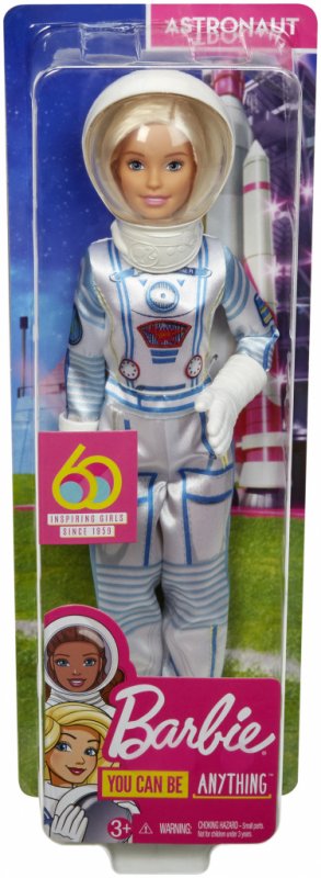 Barbie povolání 60. výročí kosmonautka