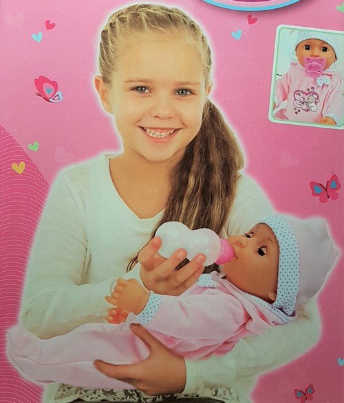 Panenka Piccolina Newborn s vybavením - rozbalená