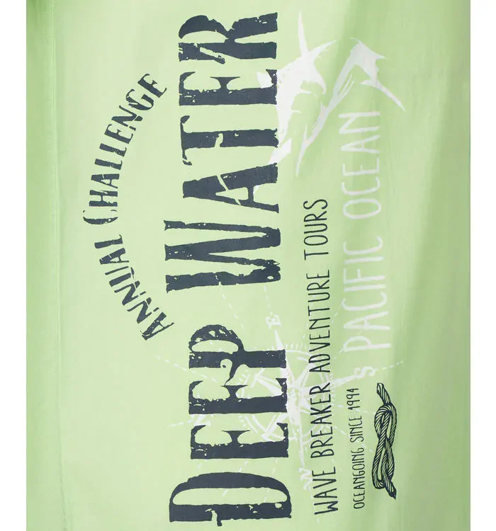 Pánská bavlněná zelená košile 