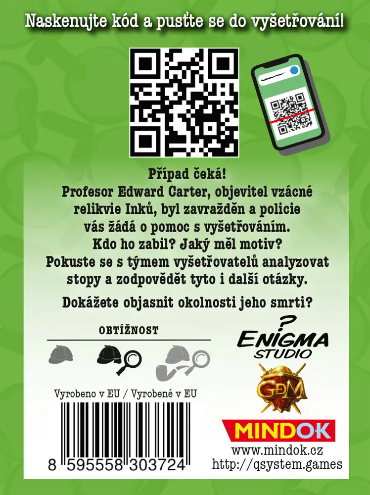 Stolní hra Sherlock 3 Prokletá soška