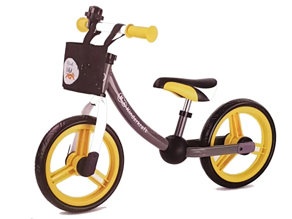 Kinderkraft 2way Odrážedlo s příslušenstvím žluté