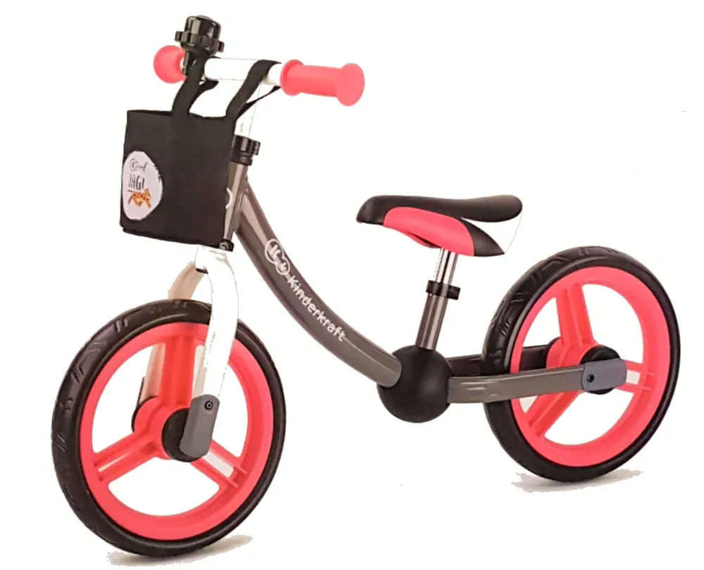 Kinderkraft 2way Odrážedlo s příslušenstvím červené