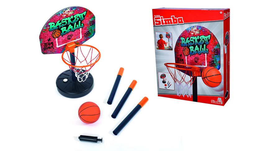Basketbalový koš Simba včetně příslušenství, cca 95-160cm