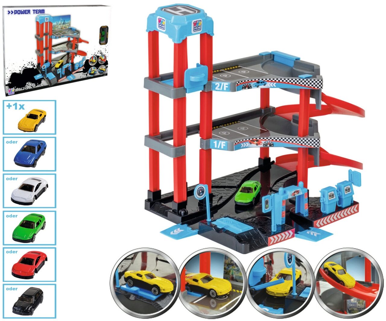 Happy People 30990 Parkovací garážová hrací sada