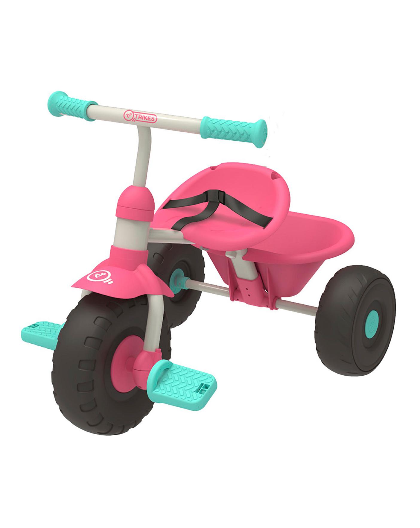 Tříkolka TP Toys 2 v 1 růžová