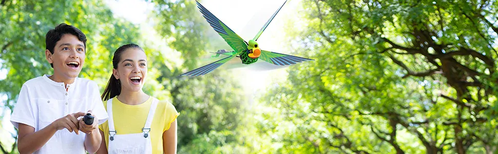 RTF GoGo Birds Létající pták s LED světly