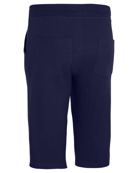 Modré teplákové bavlněné bermudy 2XL-6XL