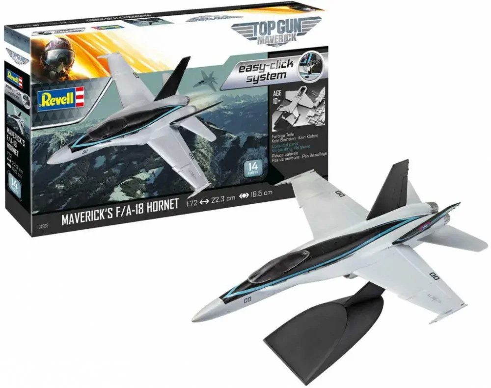 Revell Hornet EasyClick letadlo 04965 Mavericks F/A-18 1:72