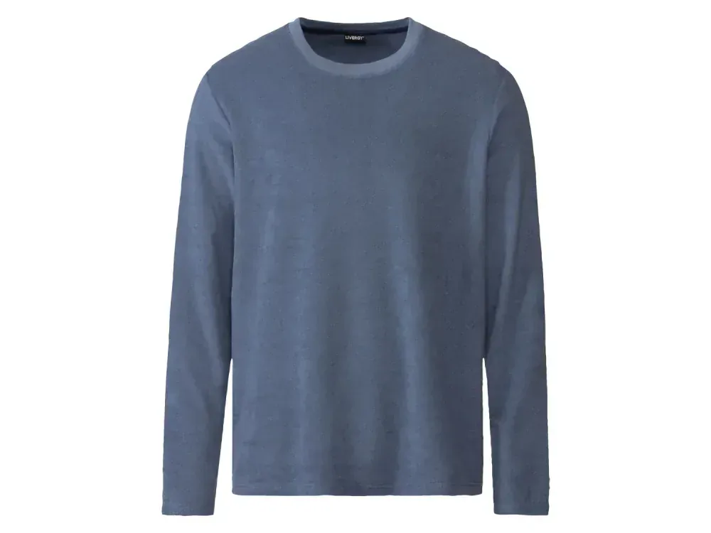 Pánské froté pyžamo modré