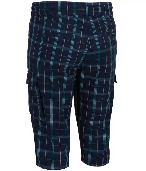 Cargo kapsáče modrá kostka bavlněné