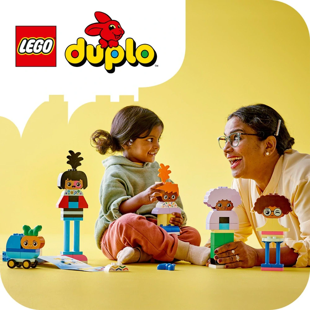 LEGO® DUPLO 10423 Sestavitelní lidé s velkými emocemi