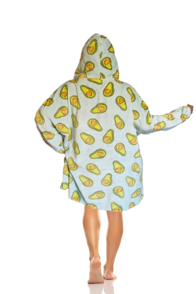 Dámské županové pončo avokádo UNI velikost