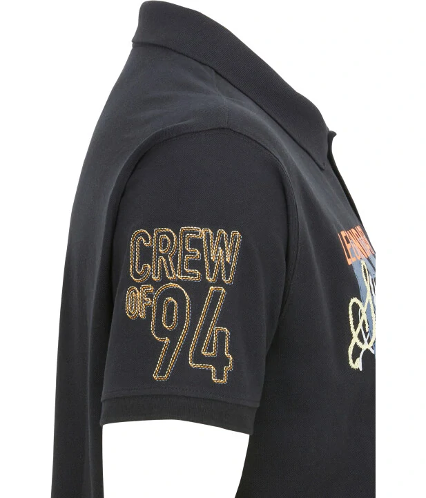 Pánské polotričko Denim tmavě modré 4XL