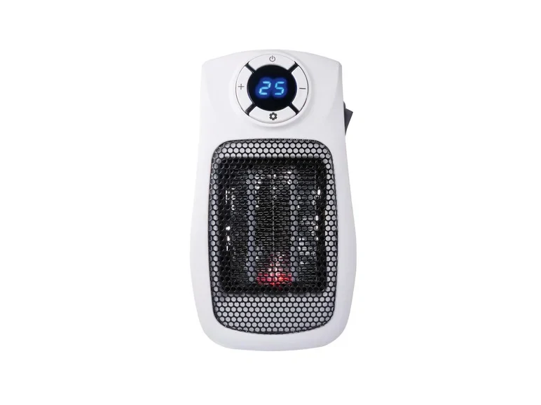 Keramický teplovzdušný ventilátor do zásuvky SOSH 600 B2 bílý