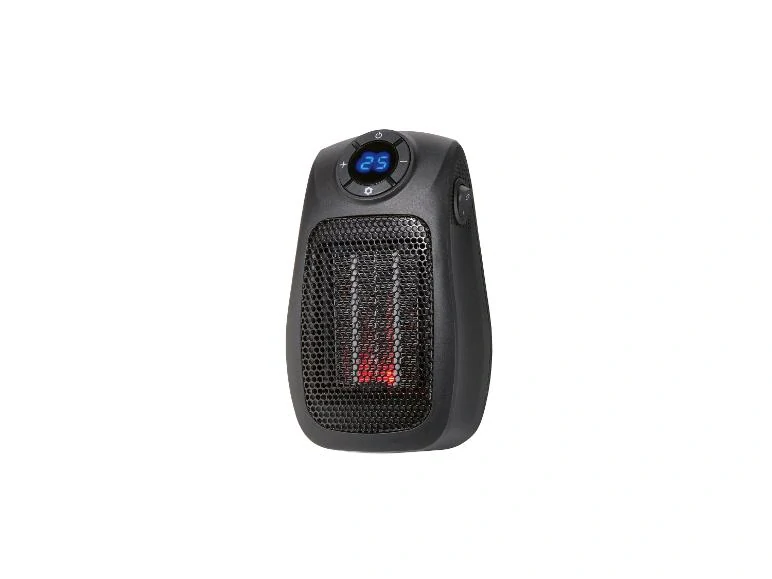 Keramický teplovzdušný ventilátor do zásuvky SOSH 600 B2 černý