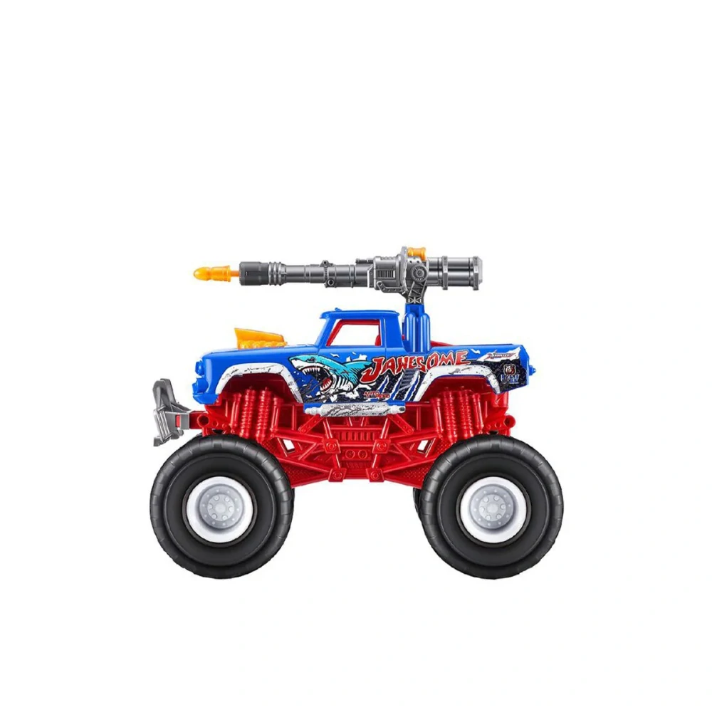 Metal Machines Monster Truck Wars červenomodré 22 x 14 cm