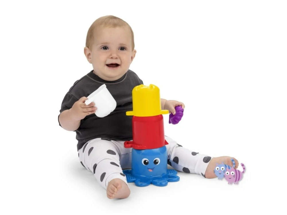 Baby Einstein Kelímky do vody chobotnice 5 ks