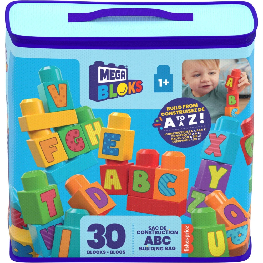 Mega bloks stavebnice abeceda 30ks