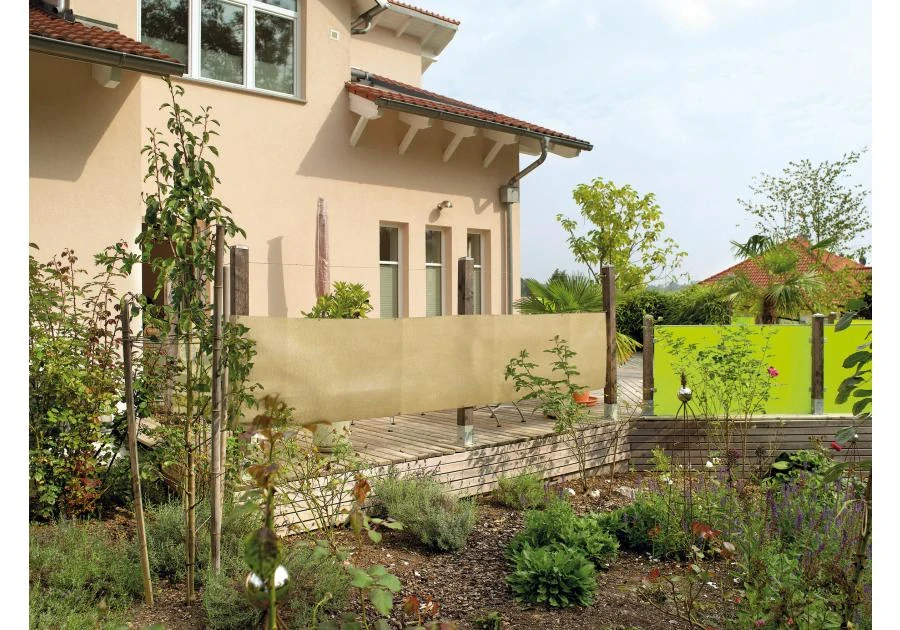 Balkónová zástěna 3 x 0,75 cm béžová