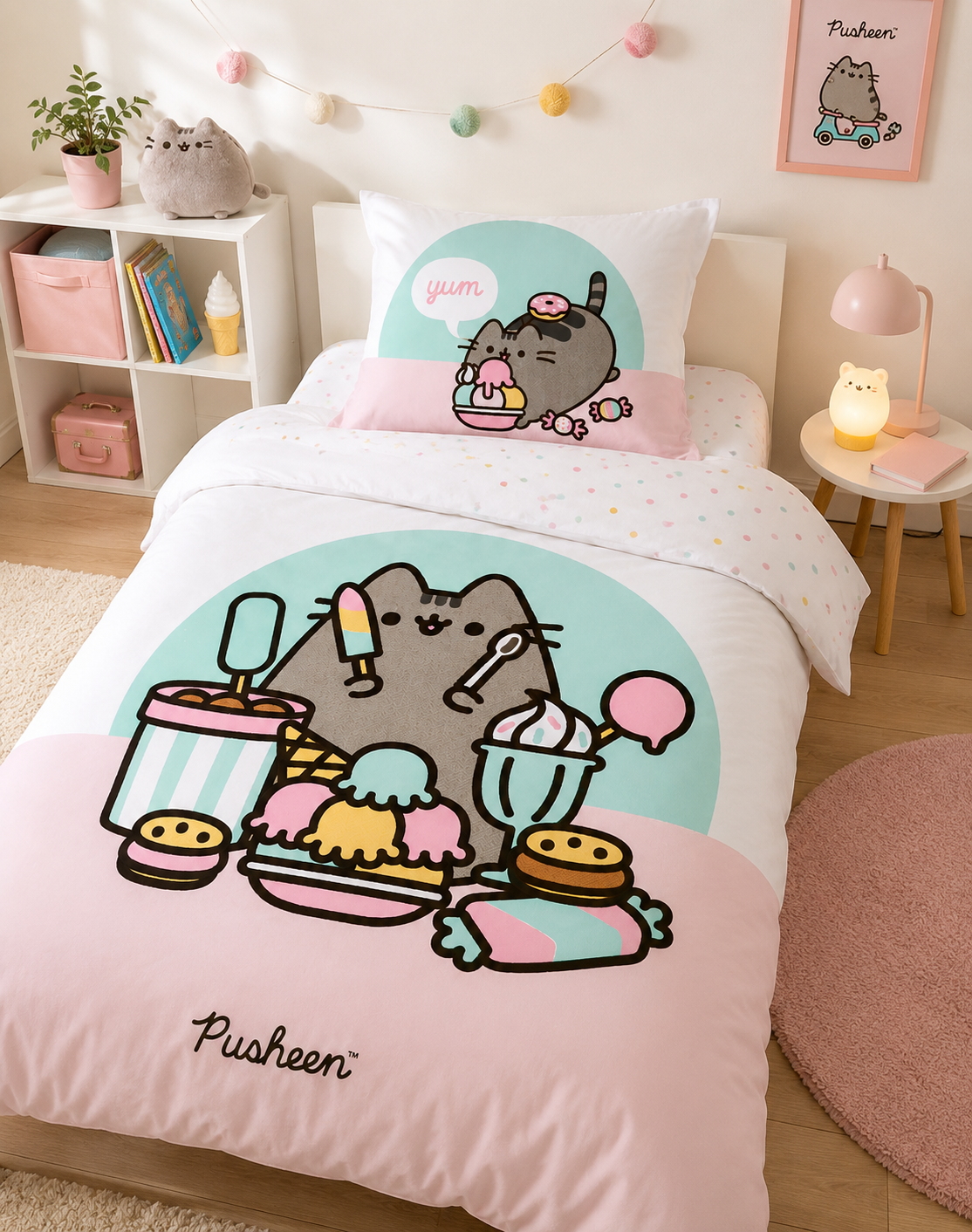 Sada povlečení Carbotex Pusheen 140 x 200 cm