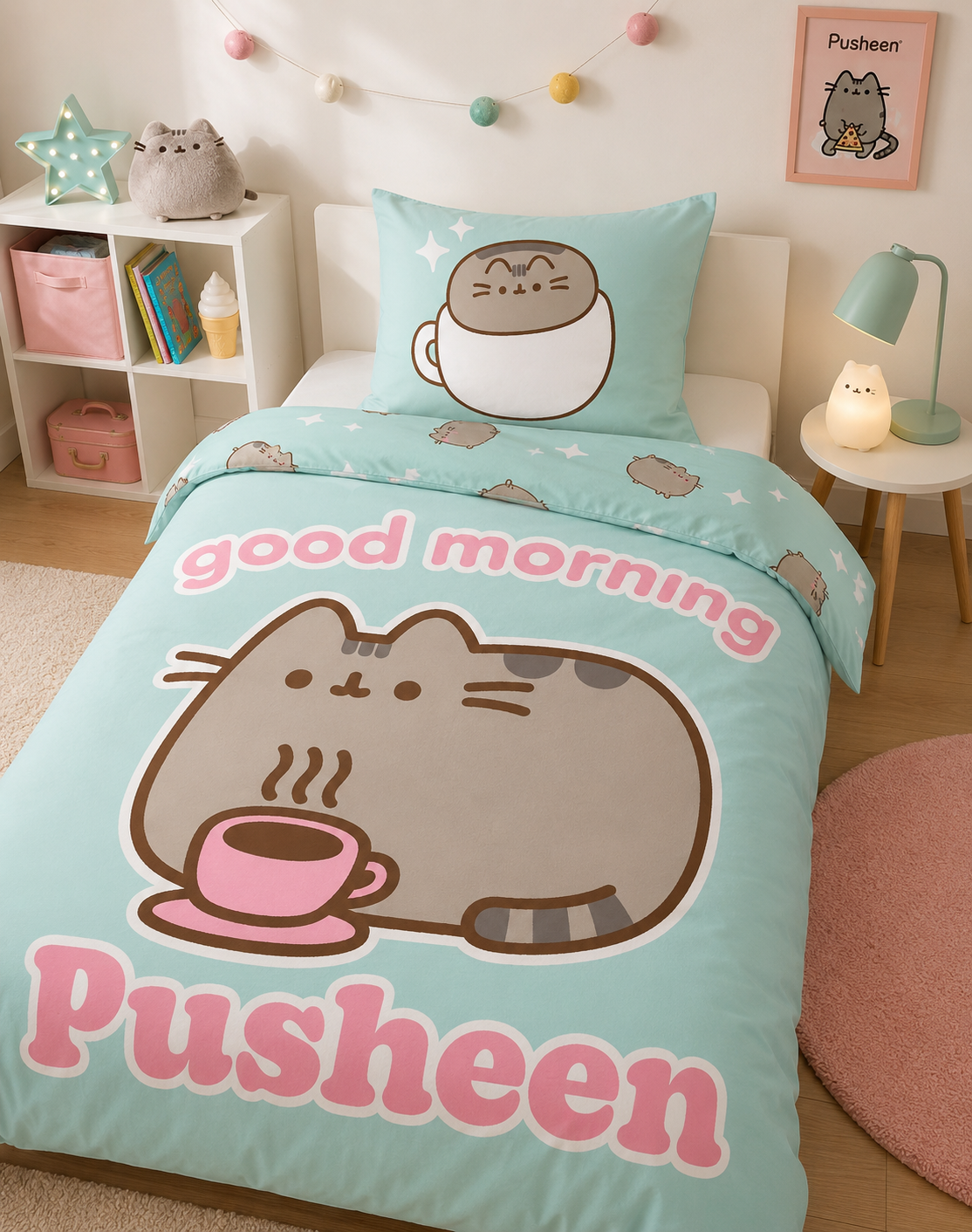 Sada povlečení Carbotex Pusheen 140 x 200 cm