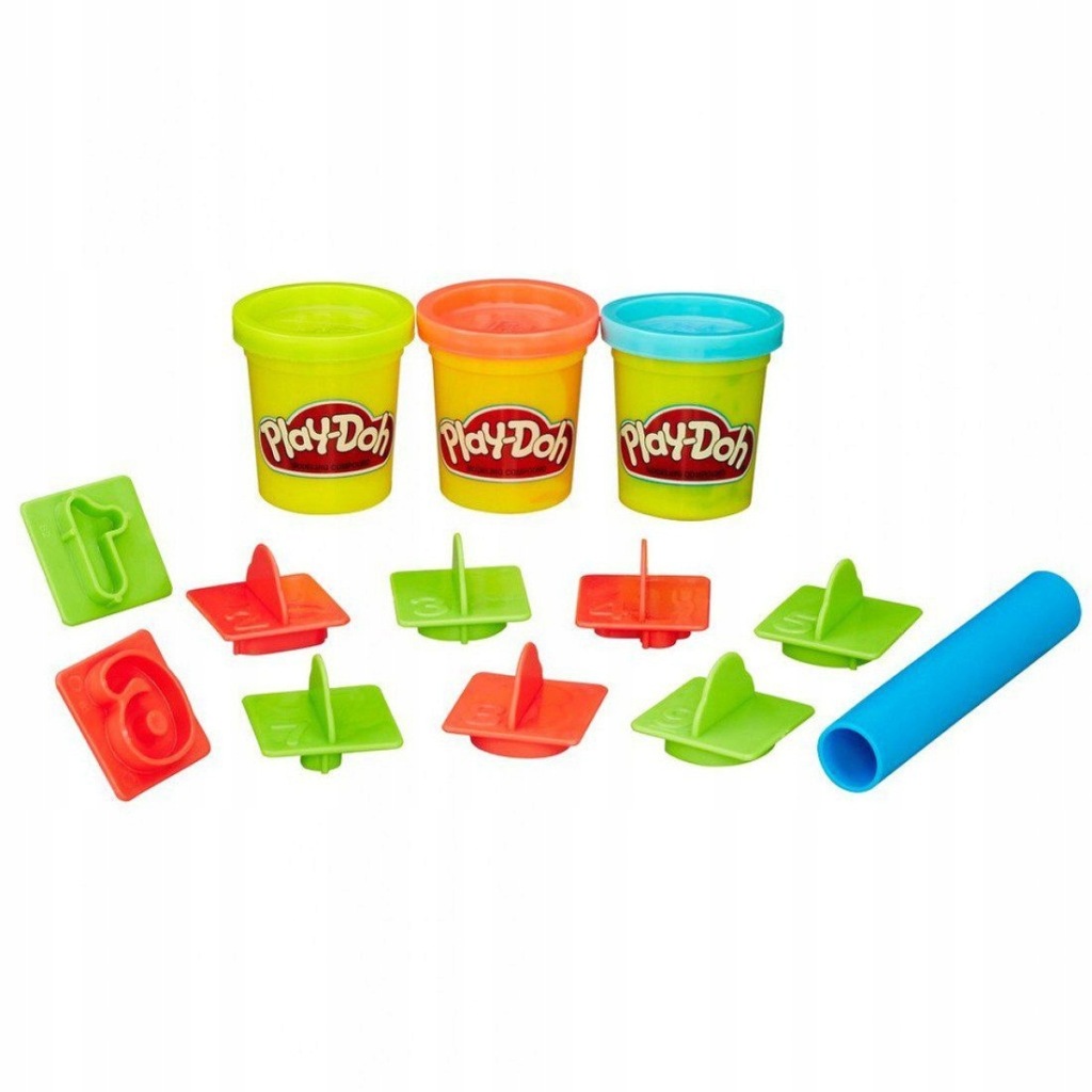 PlaPlay-Doh 23326 Modelína Barevné vědro ČÍSLA