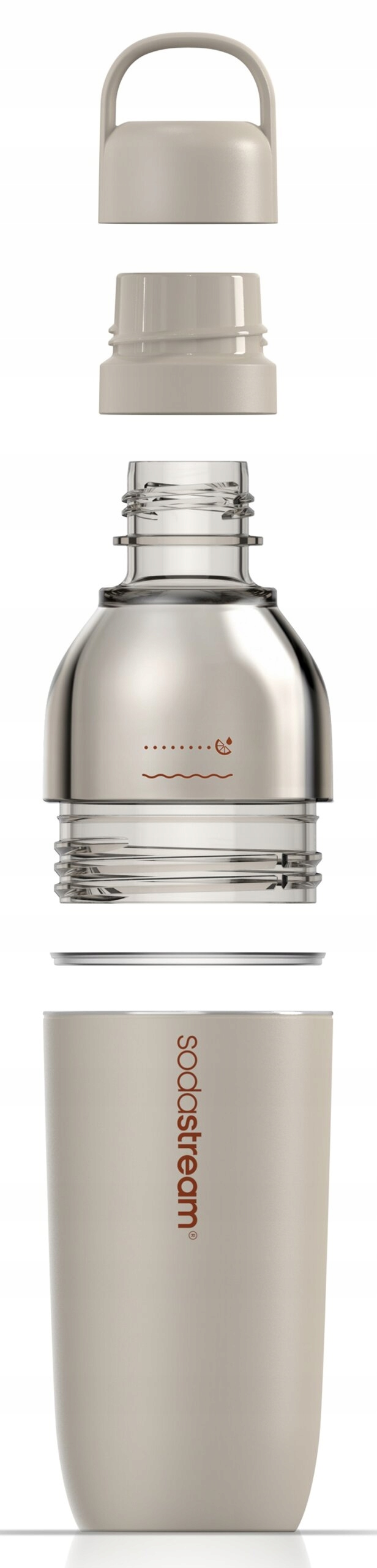 Sodastream Fizz&Go Easy Mix 700 ml béžový
