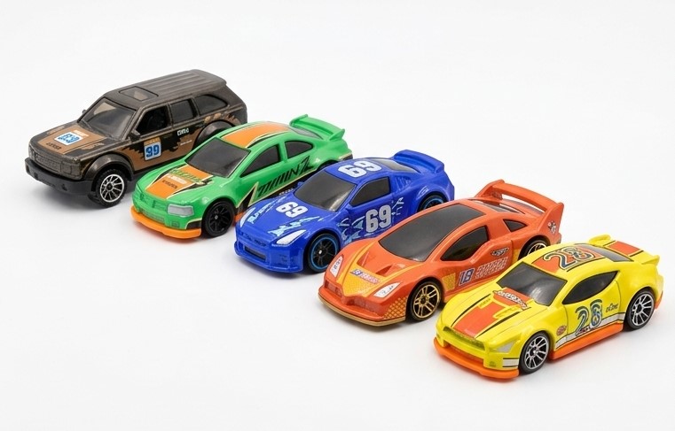 Kidland Race Cars 5 Pack, 3+
