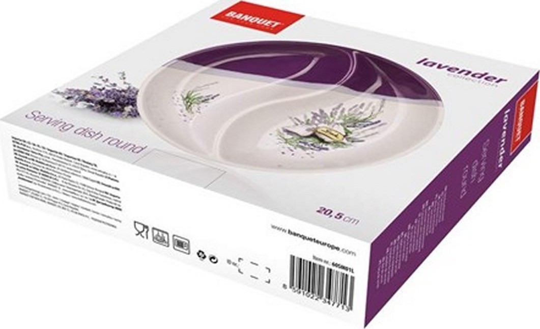 Banquet LAVENDER servírovací mísa kulatá 20,5 cm