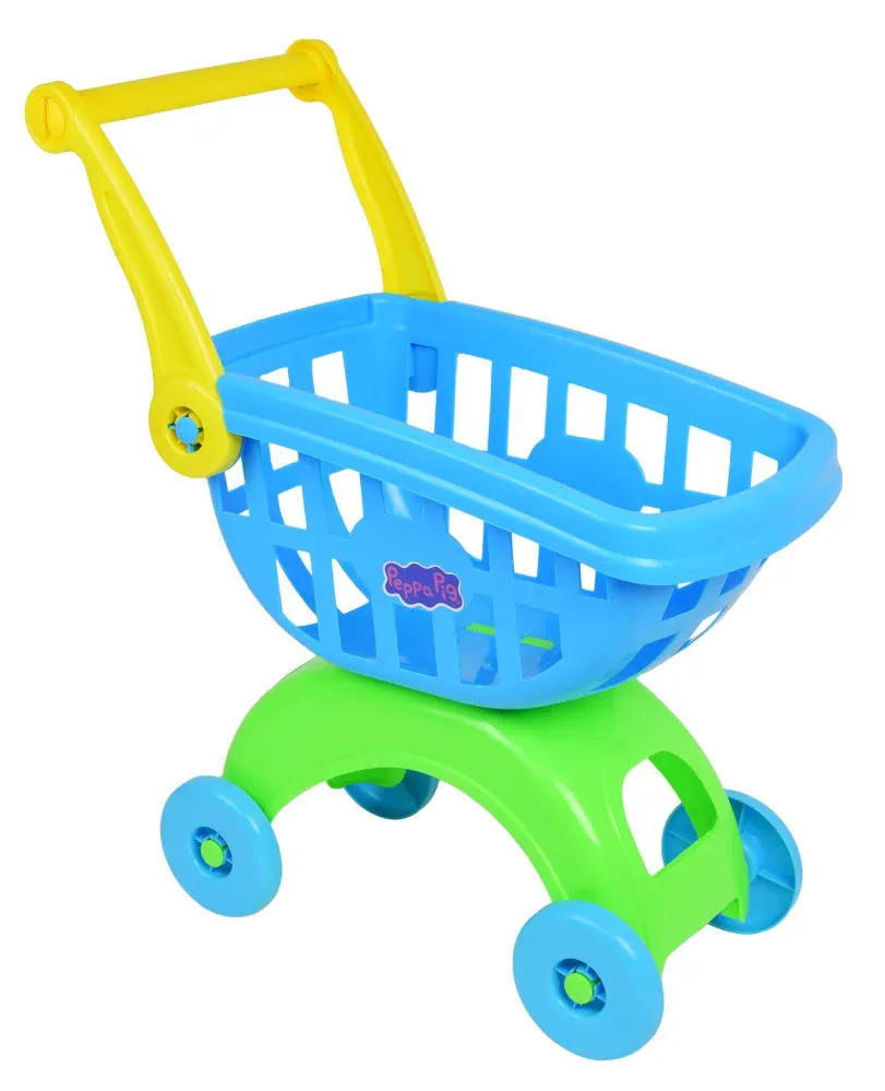 Peppa Pig Set pokladna se zbožím + nákupní košík