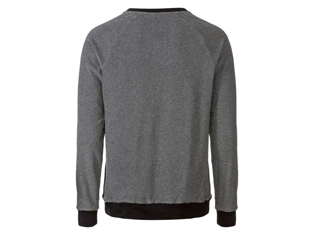 Pánské froté pyžamo černošedé