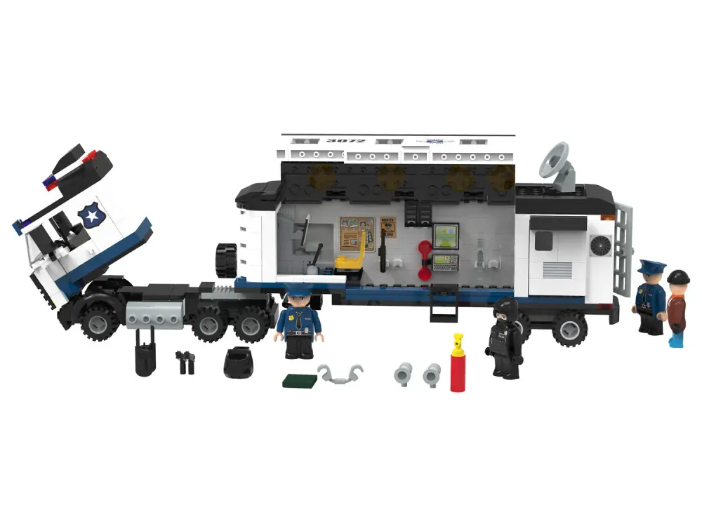 Clippys Stavebnice Policie 509 dílků