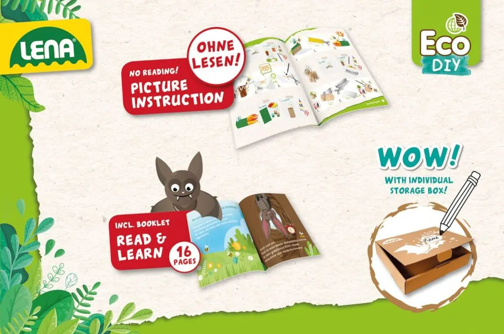 LENA® 42831 - Eco Upcycling Kingdom, postav si sám hrad!