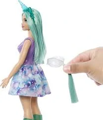 Barbie Pohádková víla jednorožec fialová HRR12