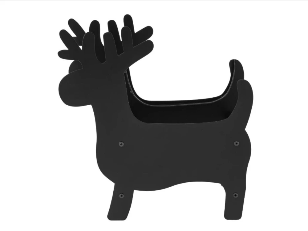 Kovový regál na palivové dřevo SOBÍCI 42 x 41 cm 